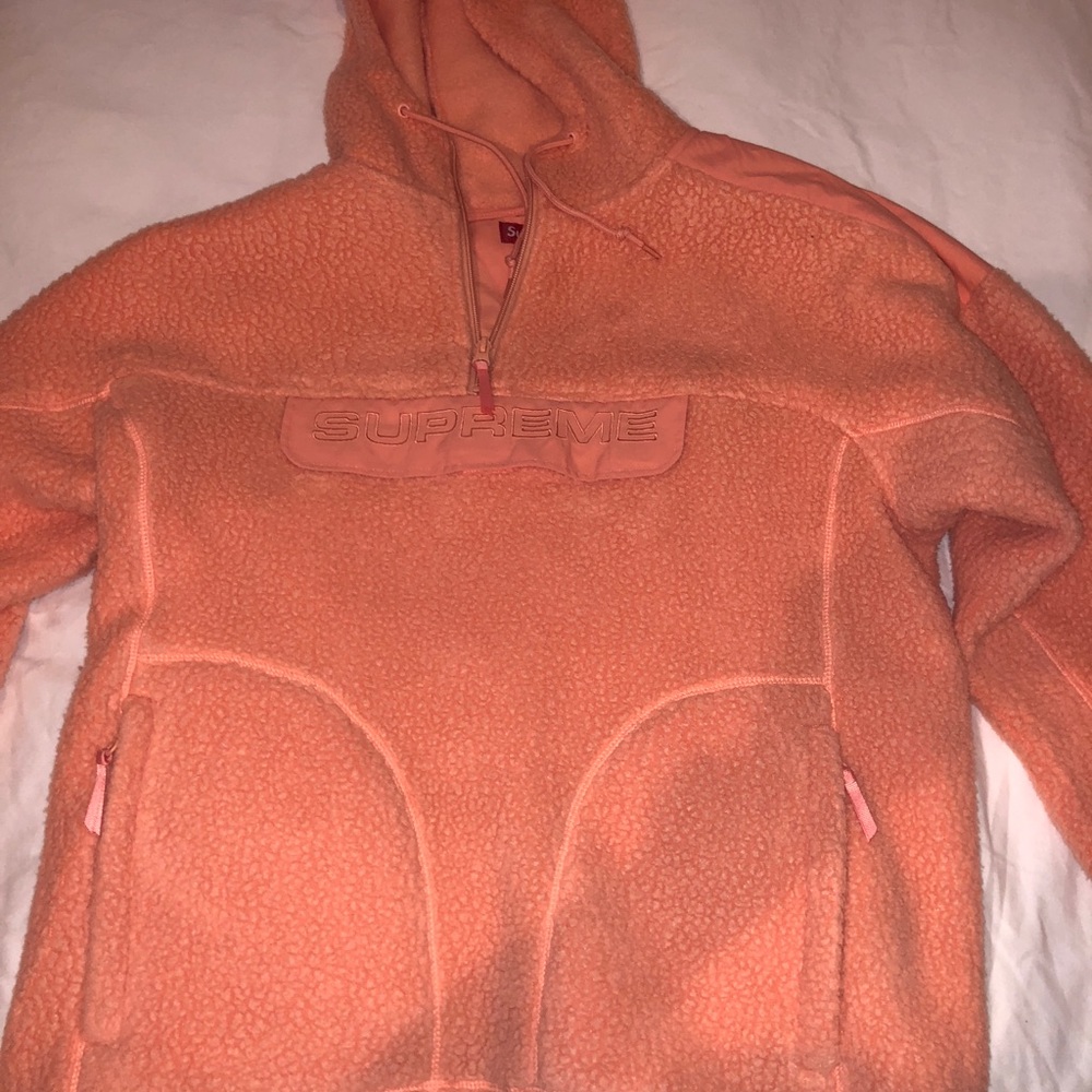 Supreme Polartec Hooded Half Zip Sherpa